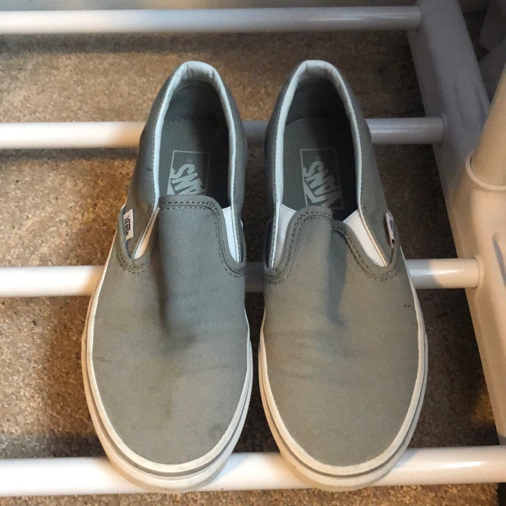 Grey Slip-on Vans